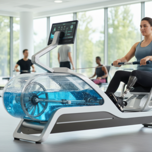 HydroPulsar treniruoklis imituoja irklavimo judesį vandenyje bei ramina.